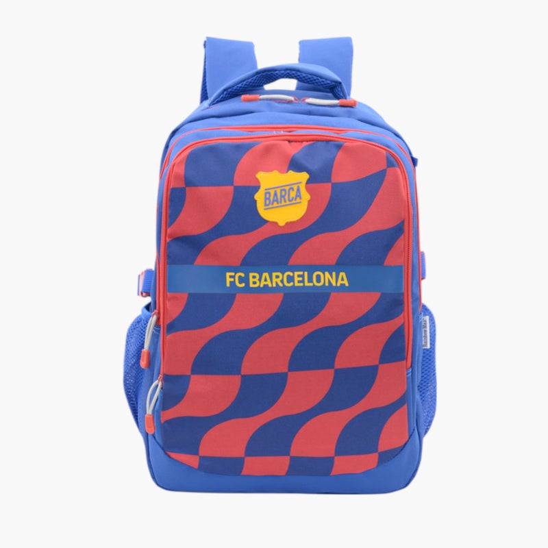 FC BARCELONA حقيبة ظهر مدرسية مطبوعة بفريق برشلونة للأطفال - Image 1
